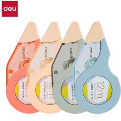 得力（deli） 8149修正带_5mm*12m(新)(混)学生顺滑不断带修正带涂改带改正带