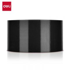 得力(deli) 强力布基胶带 高粘性耐磨防水胶带 60mm*20m*230μm 地毯固定管道修补窗户防风密封 黑色1卷 52005