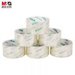 晨光（M&G） AJD97327普透封箱胶带48mm*40y6卷/筒打包胶带大胶布