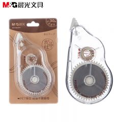 晨光(M&G)文具30m*5mm一体拨盖修正带 学生大容量涂改带 修正良品系列改正带 单支装ACT58304开学文具