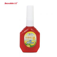 白雪（snowhite） X-18修正液 涂改液 改正液 修正笔 18ml 红瓶 单支装
