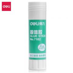 得力(deli)  21g/支高粘度PVA固体胶水/胶棒 快干耐用便携 学习生活手工DIY 办公用品凑单 7102