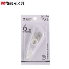 晨光(M&G)文具6m*5mm一体拨盖修正带 学生便携式涂改带 無系列改正带 单个装ACT59701开学文具