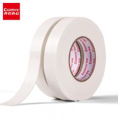 齐心（COMIX）PM2405-10 24mm*5y 双面泡棉胶带 10个/筒 白色