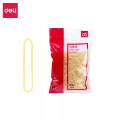 得力（deli） 100g耐用弹力橡皮筋/乳胶圈/橡皮圈/捆扎胶圈 财务办公用品 79310