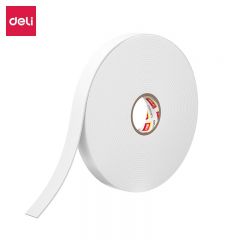 得力（deli） JL112小芯双面泡棉胶带18mm*10y*2mm 白力胶墙面免钉