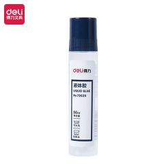 得力（deli）7302S刷片液体胶透明50ml/支高粘度可水洗透明胶水 涂胶均匀顺滑