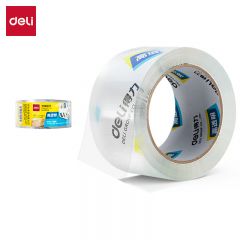 得力 封箱胶带 透明胶带宽胶布 打包胶带 30246 （48mm*40y）
