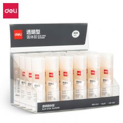 得力（deli） 53408 三角固体胶 耐用胶棒 ACR高粘系列学生手工固体黏胶 13g 中号 6支装