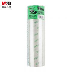 晨光（M&G） AJD95787封箱胶带60mm*30y5卷/筒不易断裂普透封箱胶带透明胶布快递打包胶带