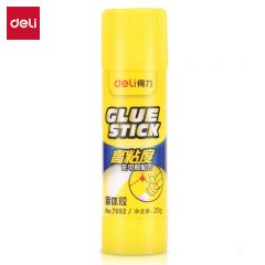 得力（deli）固体胶水7092 高粘度PVP无甲醛快干耐用胶棒 办公用品 20g/支