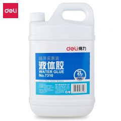 得力（deli） 7310  2L瓶装高粘液体胶办公用品高透明胶水学生文具材料胶水开学必备学习用品 1瓶