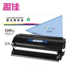 盈佳（YJ）LM-E260带芯片 黑色粉盒 适用于 利盟 Lexmark E360 E360dn E460dn E460dw-商专版