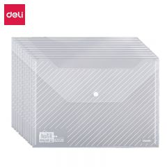 得力5501文件袋(透明) 10个/盒