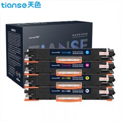 天色 CE310A 四色套装适用惠普m176n硒鼓mfp m177fw cp1025nw m176n CE310A/CF350A佳能lbp7010c 7018c crg329打印机粉盒墨盒