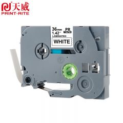 天威 标签色带 TZw261 白底黑字 36mm/支