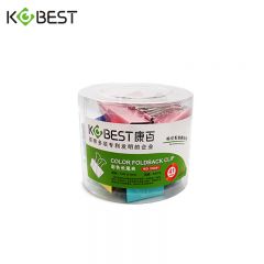 康百 D6041彩色41mm凤尾夹(24个)坚固耐用精致烤漆