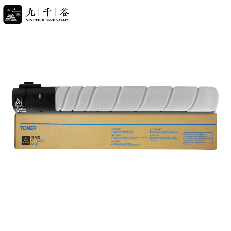 九千谷 粉盒TN-323黑色大容量 适用柯尼卡美能达 287/367/7522/7528/7536
