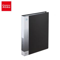 齐心  NF60AK 6个装文件夹资料册插页/60页A4文件册 黑色 个