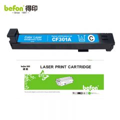 得印 CF301A青色粉盒 适用惠普827A硒鼓 HP M880z M880z 打印机墨盒  支