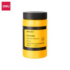 得力 淡黄丙烯颜料  73875  瓶