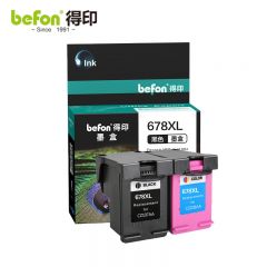 得印 678墨盒 黑彩套装 惠普HP678墨盒 适用惠普Deskjet4518 3548 打印机 套