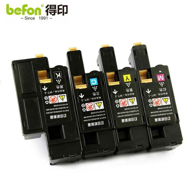 得印 适用施乐CM118W墨盒 四色套装 CP115B/115W/116W/118W 打印机硒鼓 套