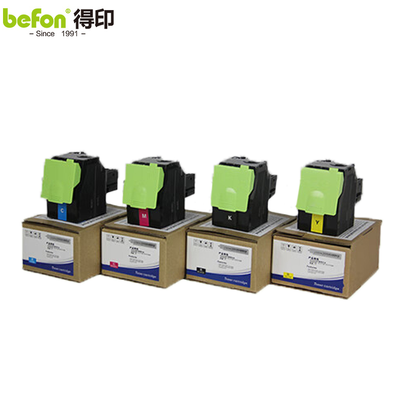 得印 LT231墨盒墨粉盒四色套装 适用联想CS2310N粉盒硒鼓 CS3310DN打印机墨盒 套