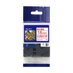 兄弟 标签机色带 18mm白底红字 TZE-242（个）