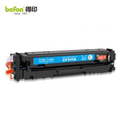 得印 CF511A蓝色硒鼓易加粉带芯片204A CF510A适用惠普hp M180n 支