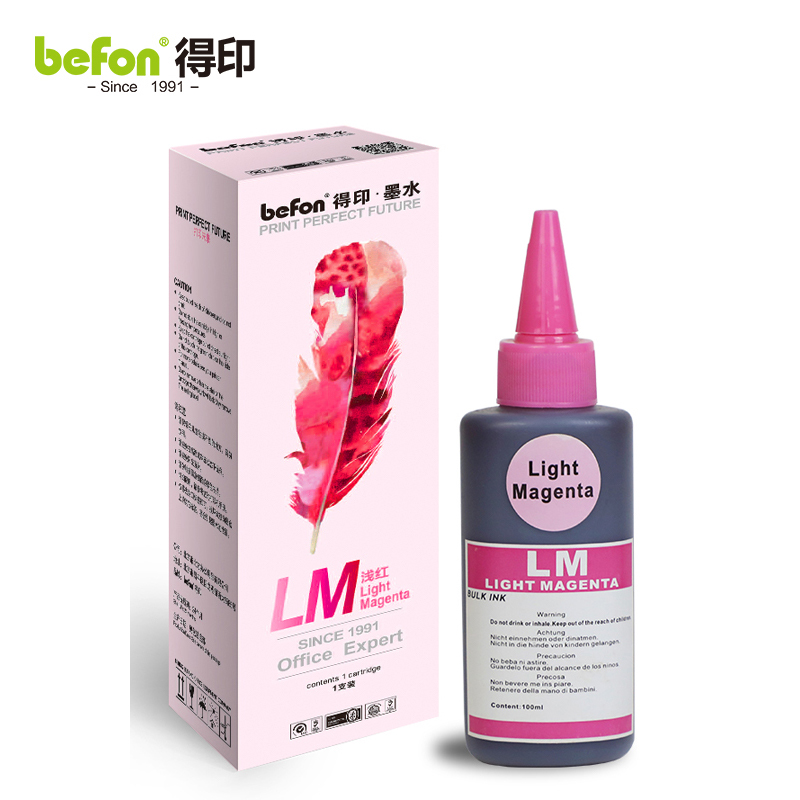 得印  通用墨水 100ML浅红色墨水 支 不带芯片
