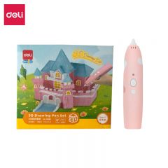 得力  3D打印笔  74860  粉 (附5色耗材) 台