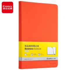 齐心 C5902皮面笔记本A5橙 本