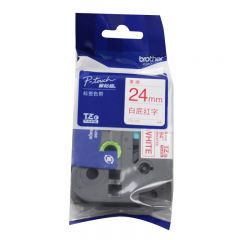 兄弟 标签机色带24mm白底红字TZE-252（个）