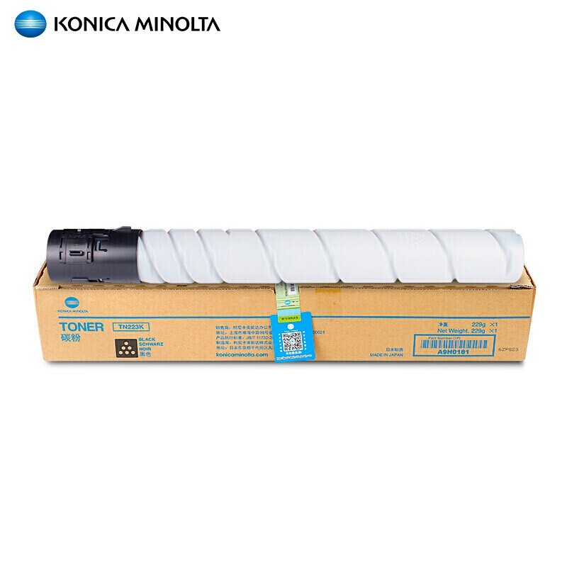 柯尼卡美能达 原装墨粉盒TN223K黑色碳粉 适用C226/C266