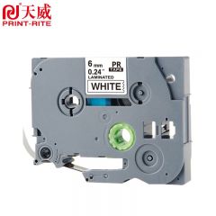 天威 标签色带 TZw211 白底黑字 6mm/支