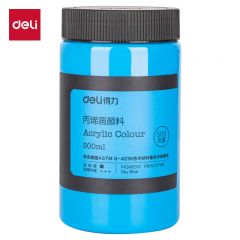 得力  丙烯颜料 73875 天蓝 (瓶)
