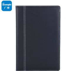 广博   16K/144张笔记本本子加厚软面皮面记事本简约商务办公文具笔记本黑色 GBP16730