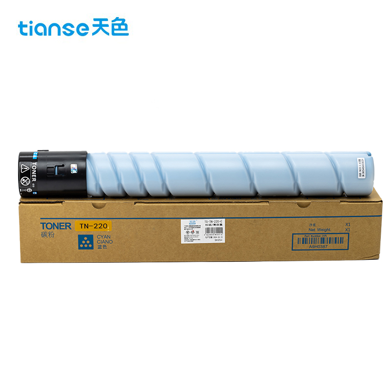 天色 粉盒 TN223 大容量 蓝色 支