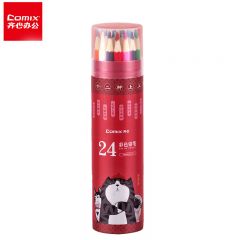 齐心 吾皇万睡油性彩色铅笔 WHMP209-24 套装24支/盒
