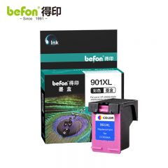 得印 901XL墨盒 彩色 大容量 适用惠普HP officejet J4580J4640打印机 支