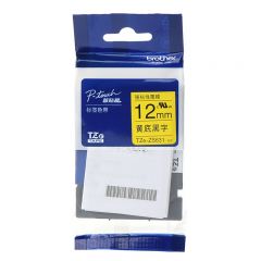 兄弟 标签机色带12mm黄底黑字TZe-ZS631（个）