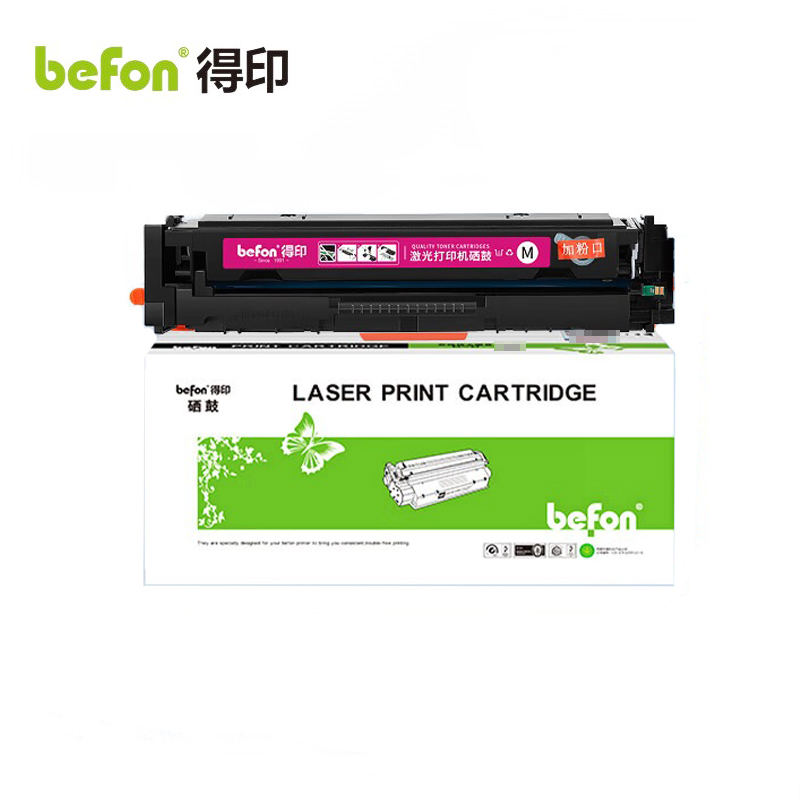 得印 CF403A 硒鼓红色易加粉 带芯片 支