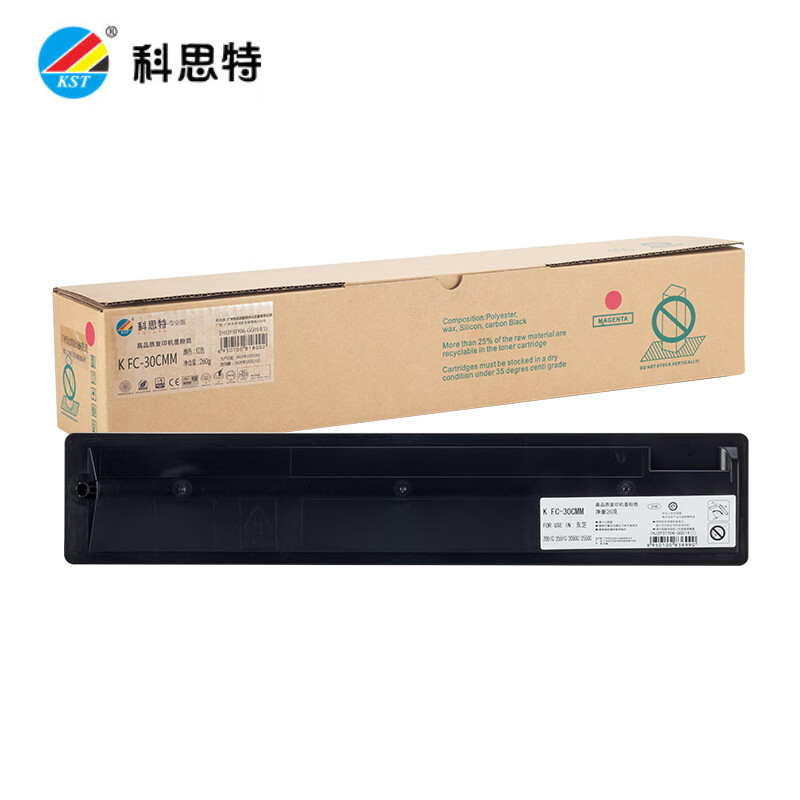 科思特 粉盒FC-30CMM 红色 带芯片 适用东芝 2051c/2551c/2050c/2550c