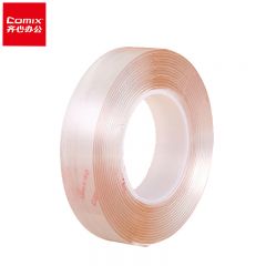 齐心 JN3005m 双面透明胶带30mm*5m*2mm粘连性强不留痕迹 卷