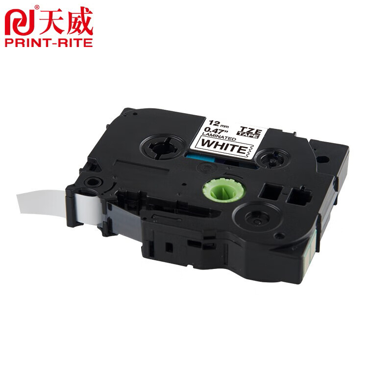 天威 TZE-Z231 覆膜标签色带适用兄弟PT-E115标签机色带不干胶 标签打印机色带 支