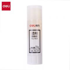 得力(deli)  7108高粘度手工固体胶高透明度固体胶棒 21g 大号