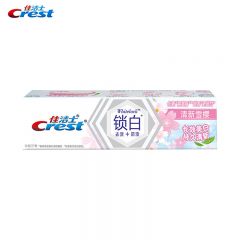 佳洁士 香氛锁白清新雪樱香牙膏120g美白去牙渍含氟