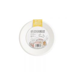 宜洁（yekee）Y-9723纸浆快餐碟155mm*10只