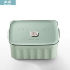 北鼎（Buydeem） CT1006陶瓷猪猪饭盒便携保鲜盒上班族学生带饭餐盒蒸锅烤箱适用810ml浅杉绿